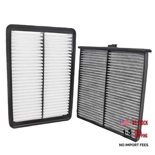 A26280 C38175 Engine and Cabin Air Filter Set Compatible with Mazda 6 2014