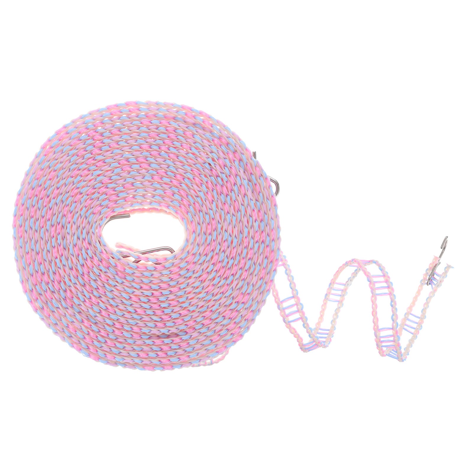 Windproof Clothesline 5M 16.4ft Plastic Non-Slip Clothes Drying Rope Purple