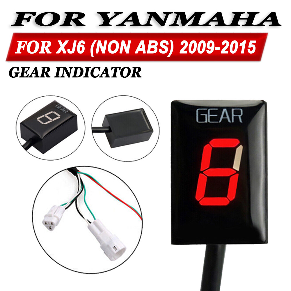For Yamaha XJ6 (non ABS) 2009-2015 Motorcycle 1-6 Gear Indicator Red LED
