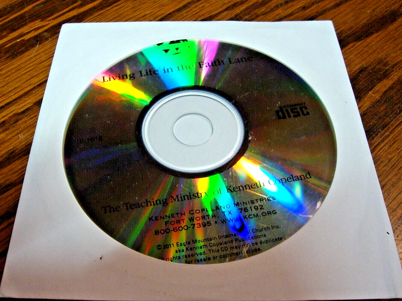 The Teaching Ministry-Kenneth Copeland 2011 CD~Living Life In the Faith Lane  S5