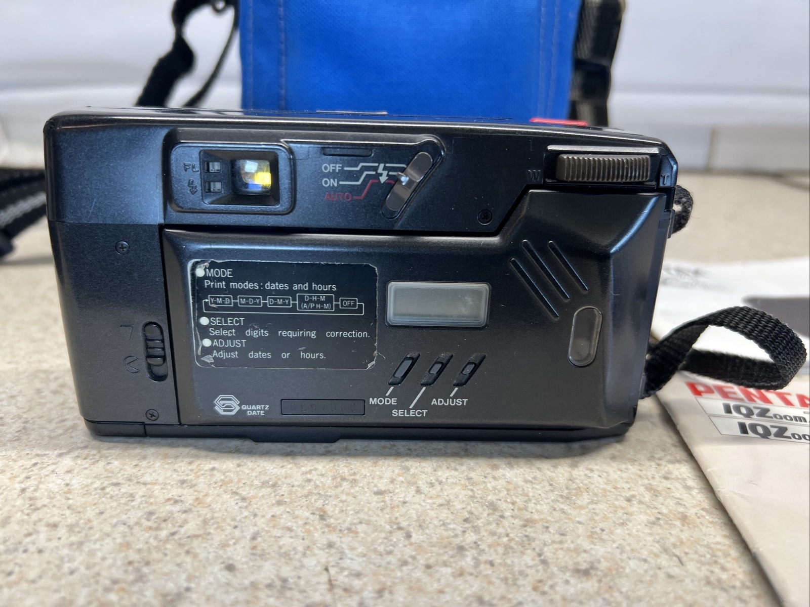 Pentax IQZoom 70 Date W/case & Manuals