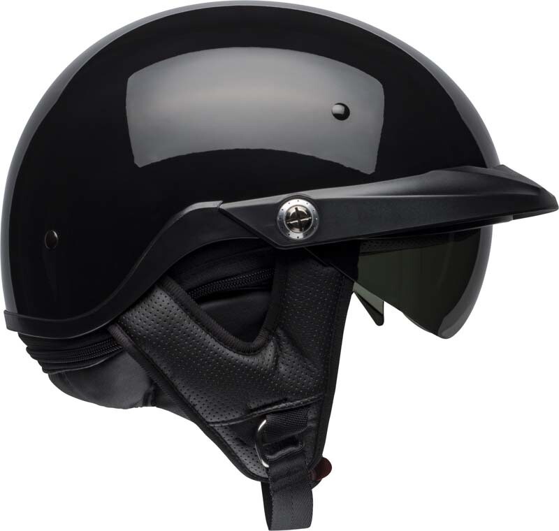 Bell Pit Boss Helmet Motorcycle Half DOT w/ Inner Sun Shield XS-3XL Gloss Black