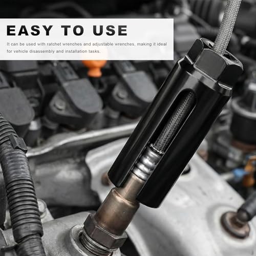 Oxygen Sensor Socket with Side Wire Cutout, 1/2" Drive x 7/8" 6 Large Opening