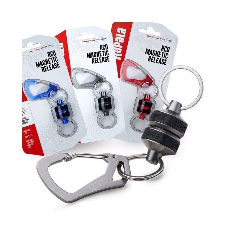 Rapala RCD Magnetic Release Carabiner Clip - Quick Release Ideal For Tools /Nets