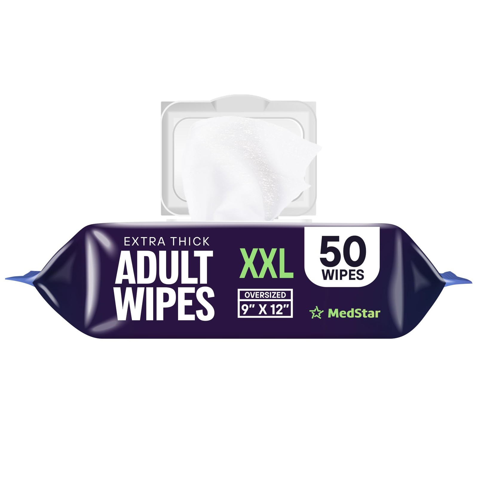 Adult Wipes for Elderly 1 Pack - Hospital Grade Extra Large 1 2X-Large