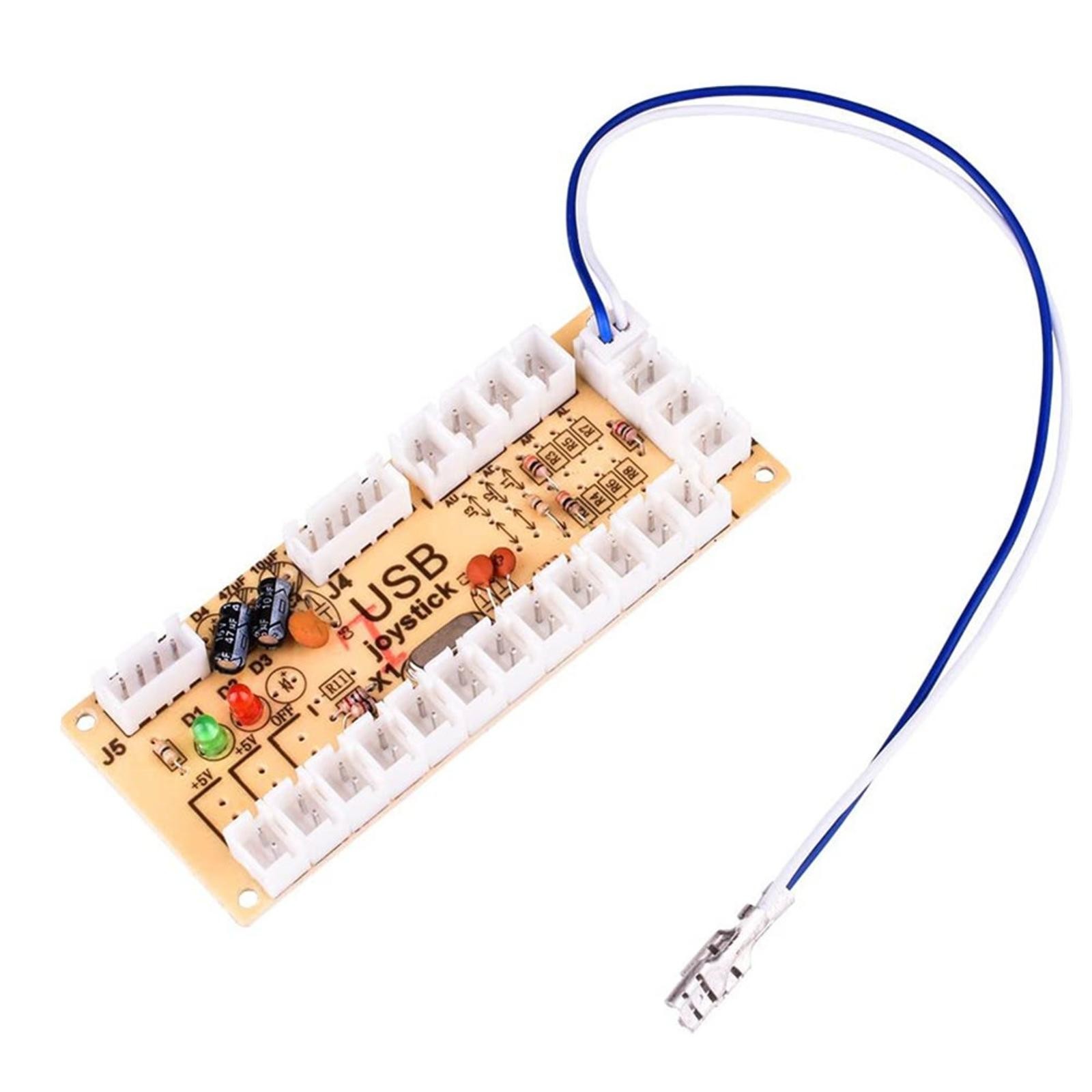 New Quimat Zero Delay Arcade USB Encoder Board to Joystick for Mame Jamma PC