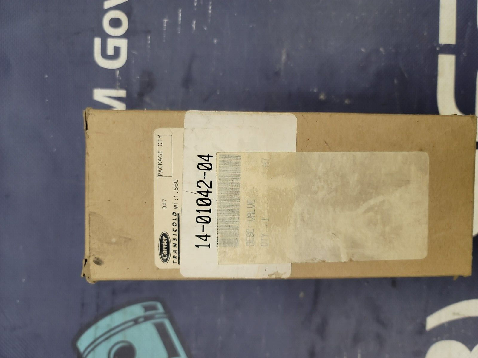 CARRIER 14-01042-04 SERVICE VALVE Gillig 82-13679-021 New Old Stock