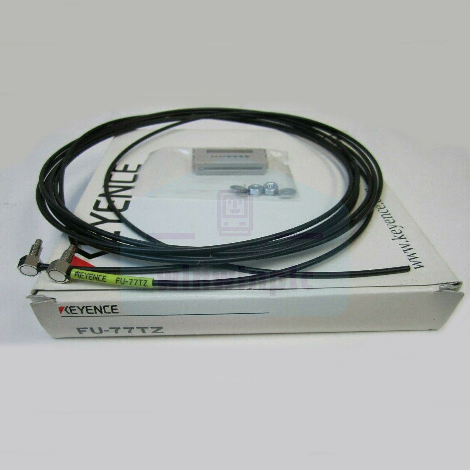 1PC FU-77TZ FU77TZ Keyence Transmissive Fiber Optic Sensor Unit, 2M Cable, M4