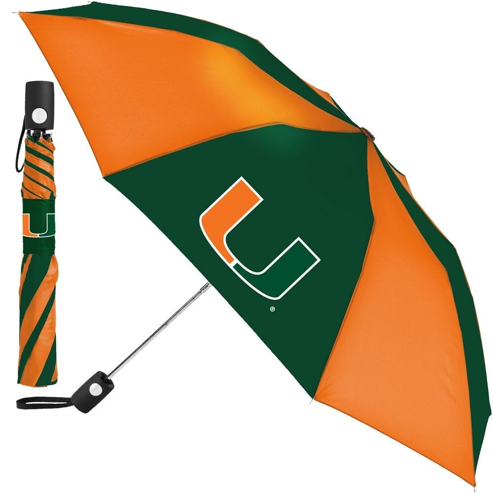 Miami(FL) Hurricanes NCAA Wincraft 42" Auto Folding Umbrella