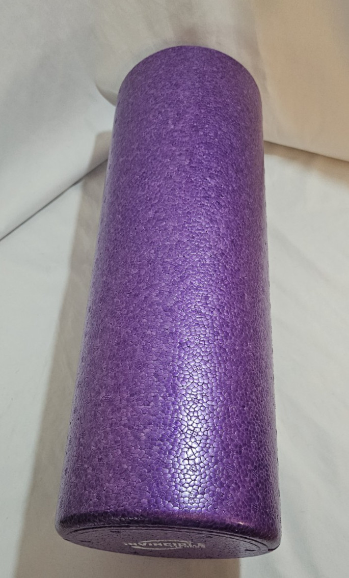 Invincible Fitness EPP Foam Roller Deep Tissue Massage Muscle Recovery Purple