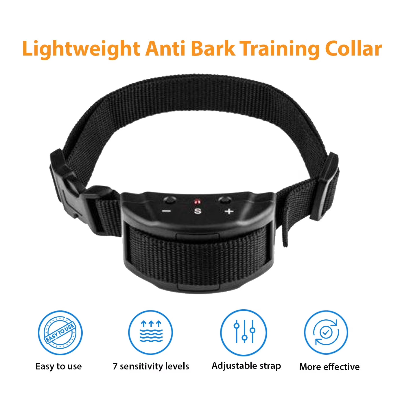 Automatic Anti Bark Barking Dog Shock Control Collar Device Large Medium Small