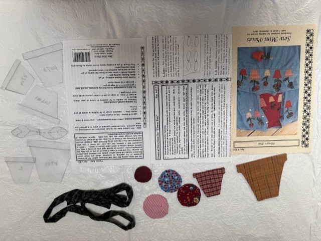 Sew Mini Pieces "Flower Pots" Pat.#512