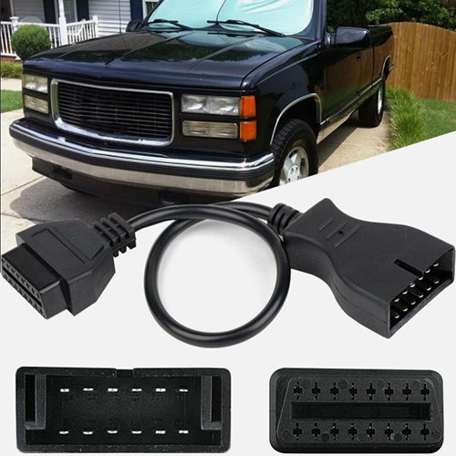 GM Diagnostic Scanner 12 Pin OBD1 to OBD2 16 Pin Converter Adapter Cable US