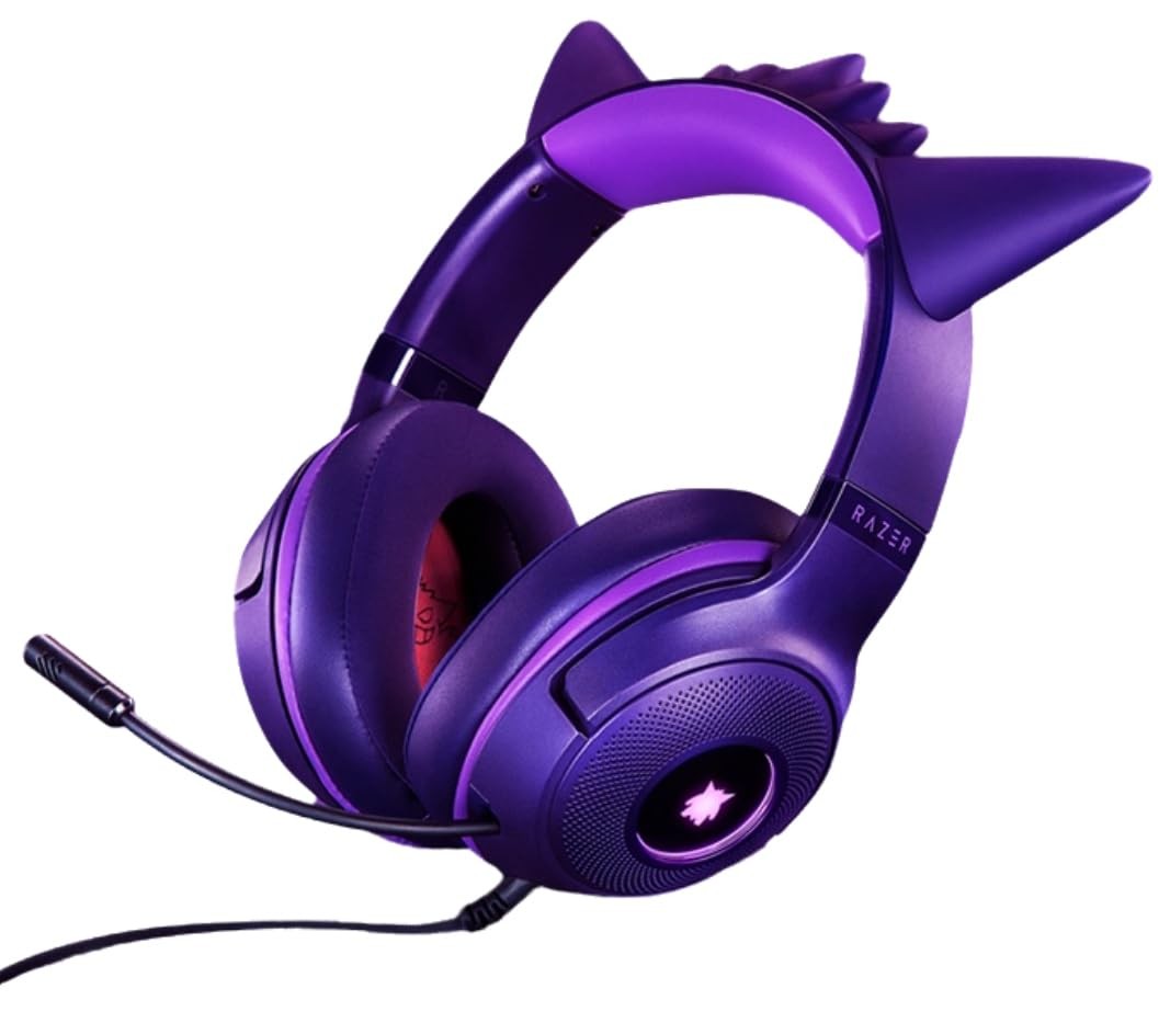RAZER Pokemon Gengar Collaboration Gaming Headset (China Exclusive)