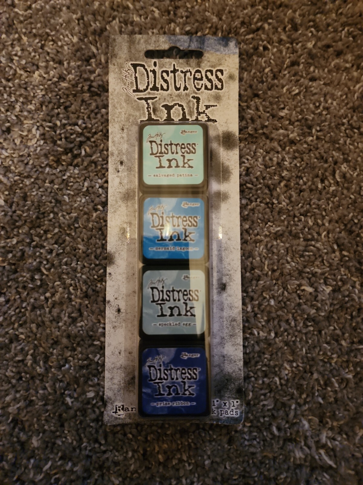 Tim Holtz Ranger Distress Ink Kit, Blue Ink Set