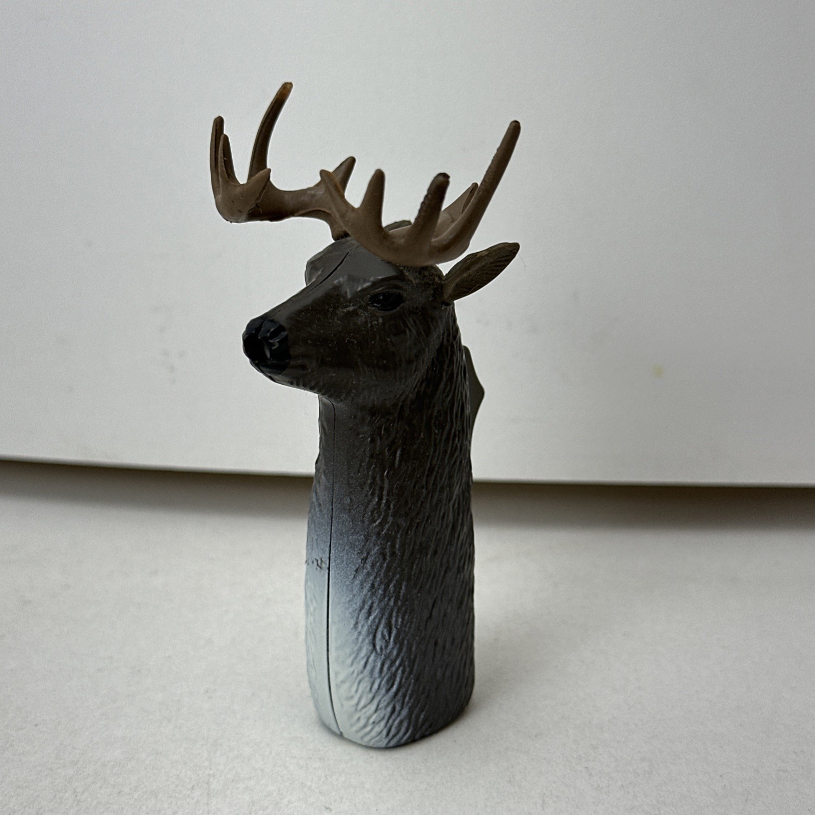 Buck Deer Collectible Butane Lighter Refillable Flame Comes Out His Nose Empty