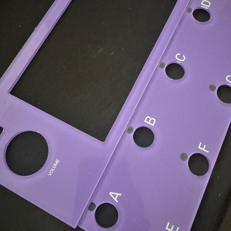 Neural DSP QUAD CORTEX Premium Acrylic Protective Cover Purple