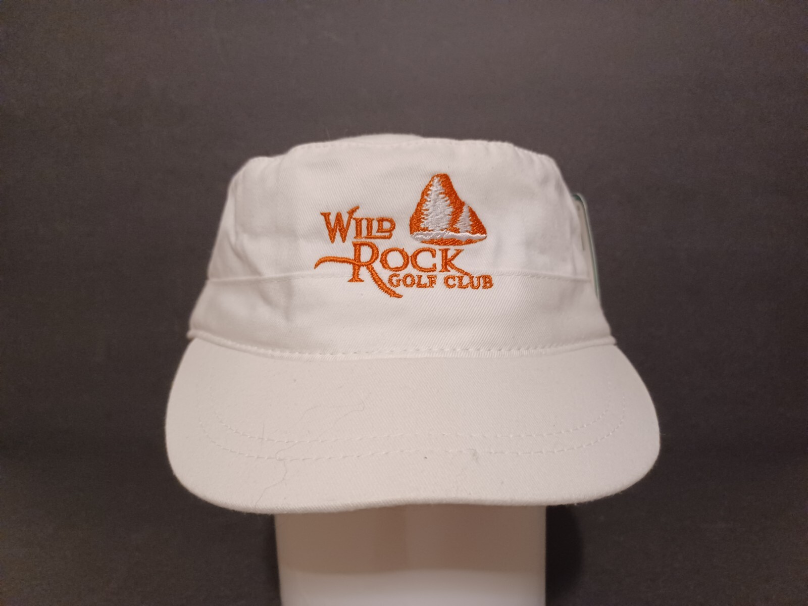 Wild Rock Golf Club Hat Strapback Adjustable White Baseball Cap
