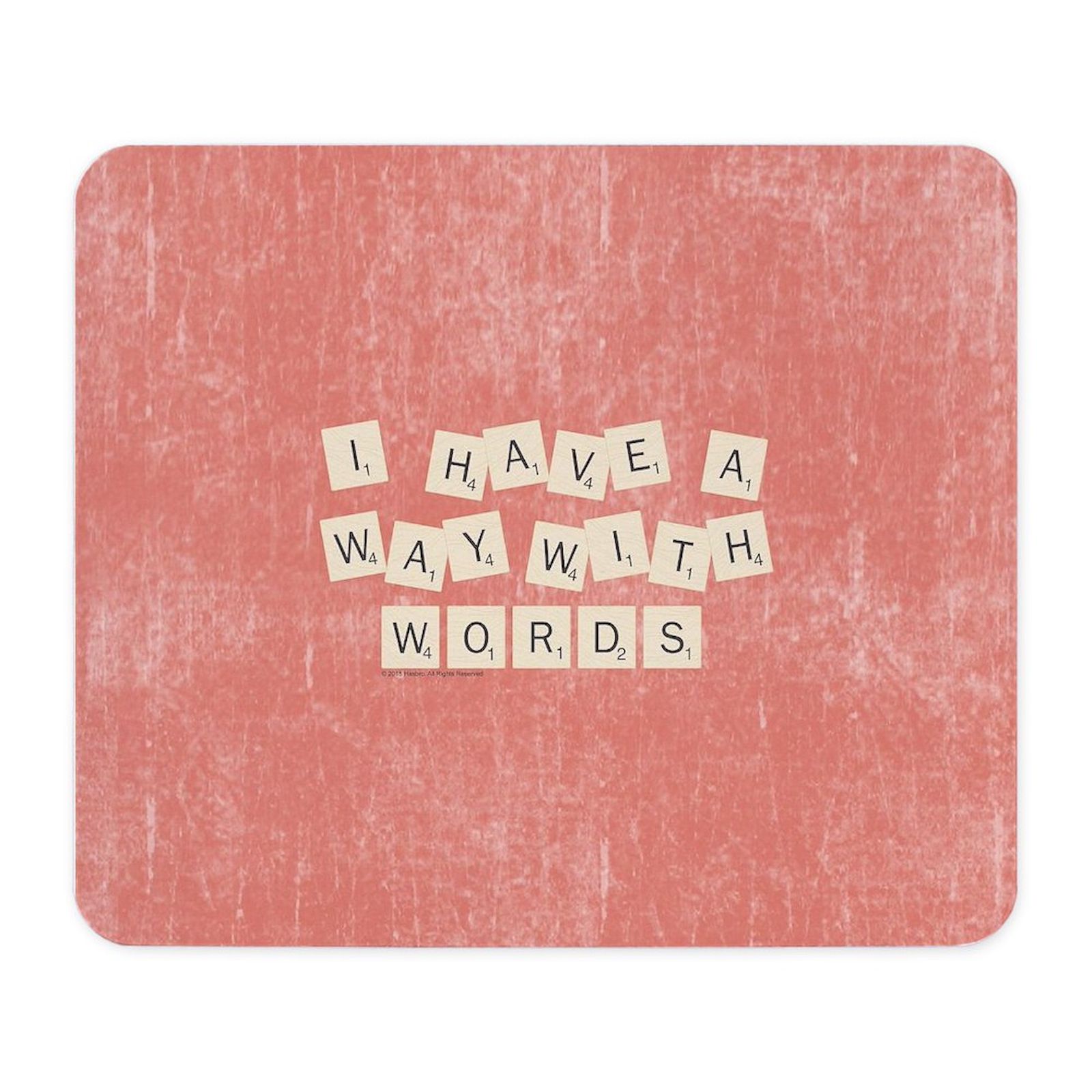 CafePress Scrabble Way With Words Mousepad  (207115485)