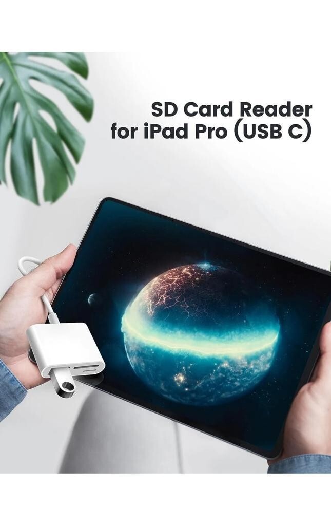 PHONE + Mac Book USBC SD Card Micro SD TF Card Reader Adapter 2 Pack
