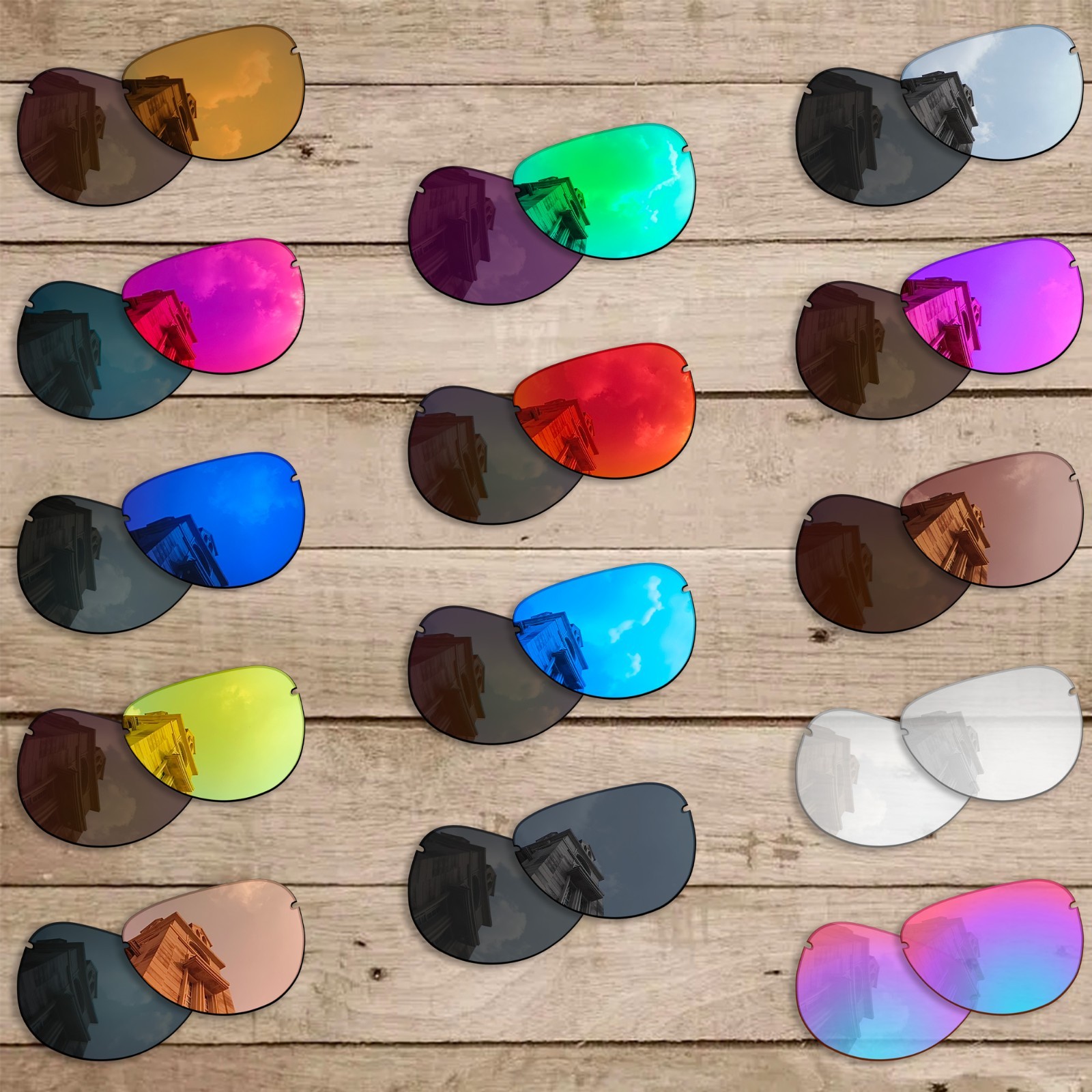 Anti-Scratch Polarized Replacement Lenses for-Oakley Tailpin OO4086 Sunglass