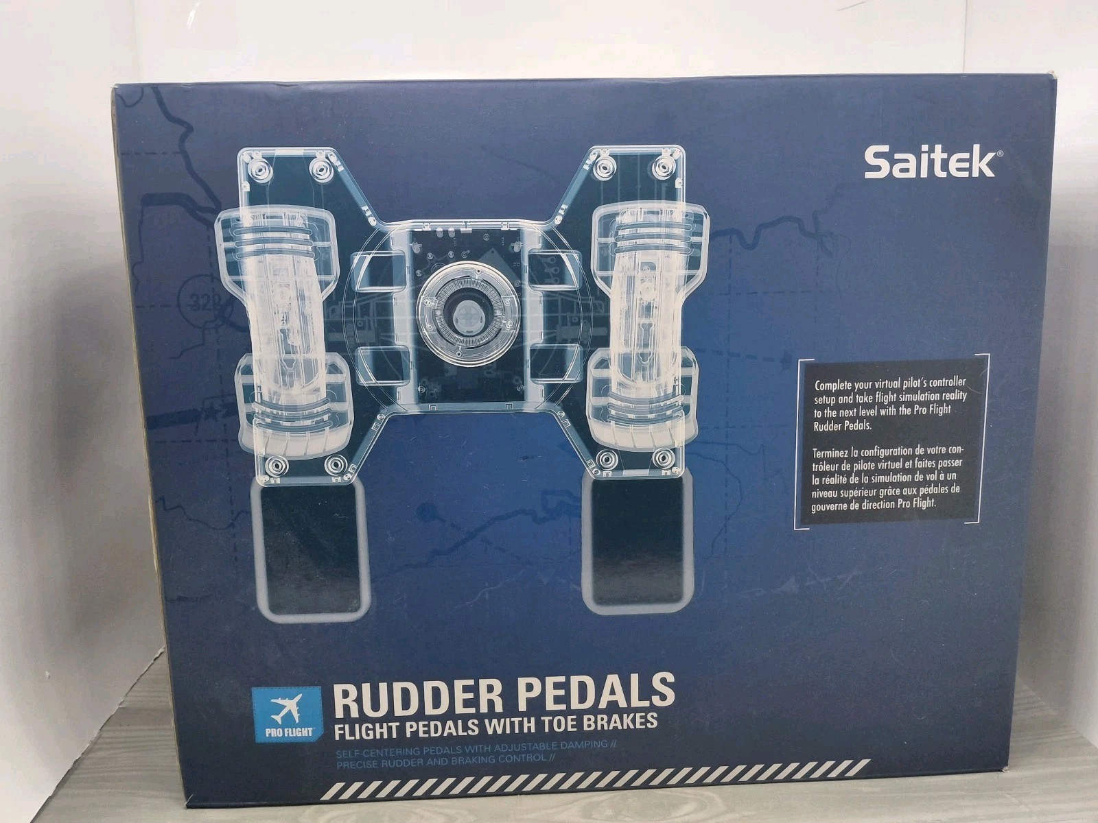 Saitek / Logitech G Pro Flight Rudder Pedals for PC Flight Simulation