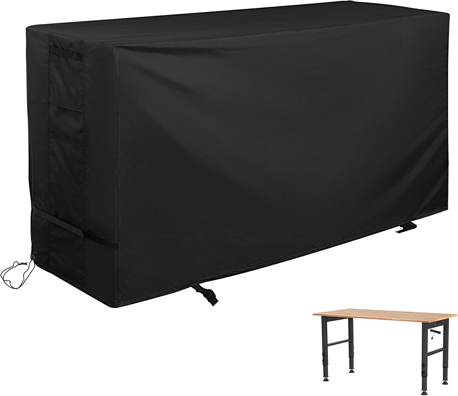 Work Bench Table Cover, Protective Table Cover Rectangular-49"L x 25"D x 26.8"H