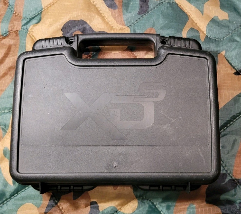 Springfield Armory Xds 4in 45 Factory Oem Black Polymer Box
