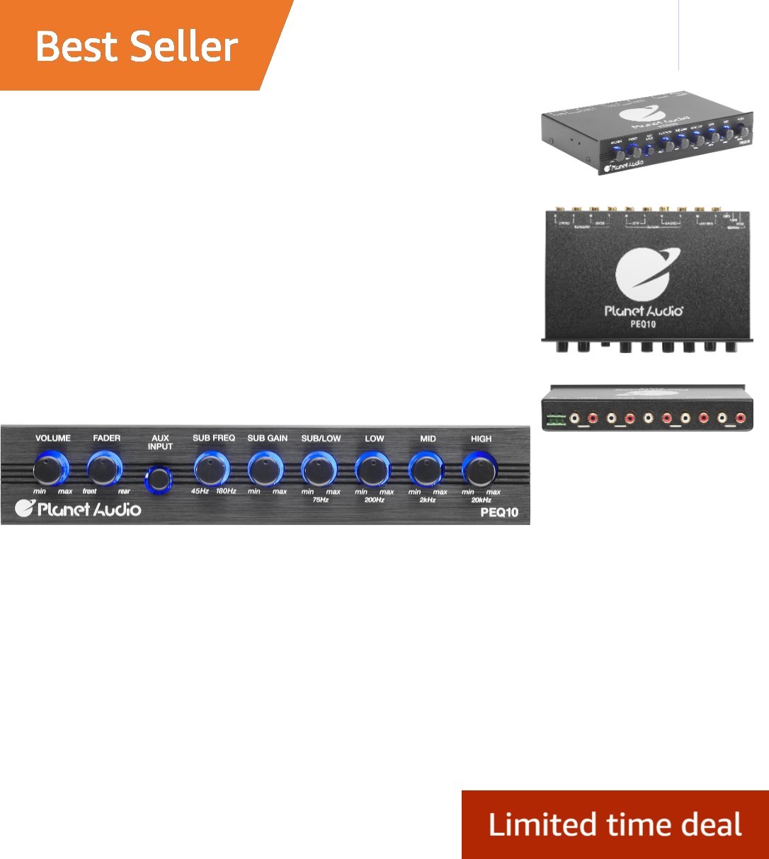 Car Audio Equalizer with 4 Fixed Bands & Adjustable Filters for Ultimate Sound