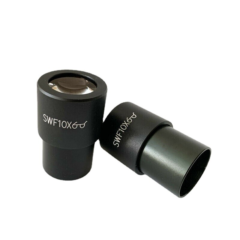 Pair Plan WF10X / 23mm Eyepieces for Compound Microscope 30mm Tube FotoHigh