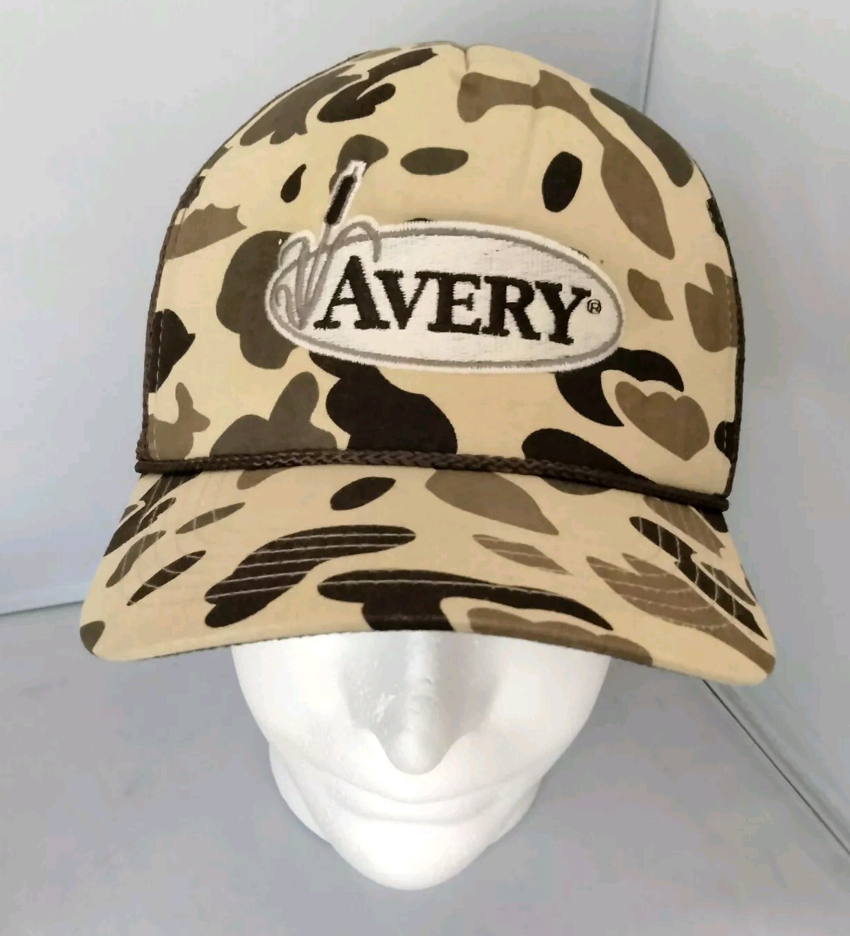 Avery Heritage Collection Vintage Trucker Hat Camo Cap New NWT Snap Back