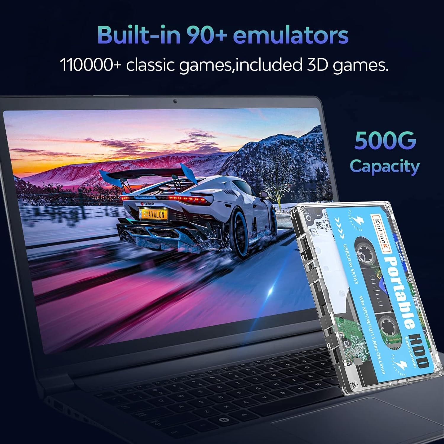 Batocera 33 Pre-installed Game Drive, 110k+ Games---/`