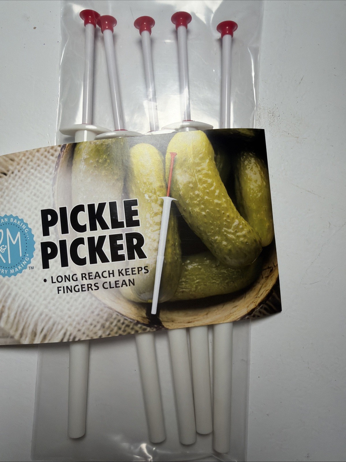 5 Pcs Pickle Picker Flexible Stainless Steel Olives Peppers Grabber Reusable