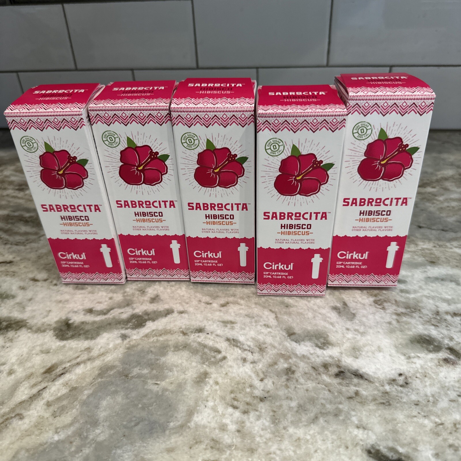 🧨Cirkul Sabrocita Hibiscus Flavor Cartridge 5 Pk for Water Bottle Exp 4/26🧨