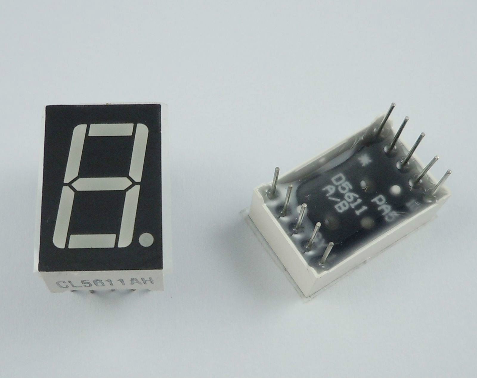 50Pcs Red 0.56" LED Display 1 Digital 7 Segment Common Cathode
