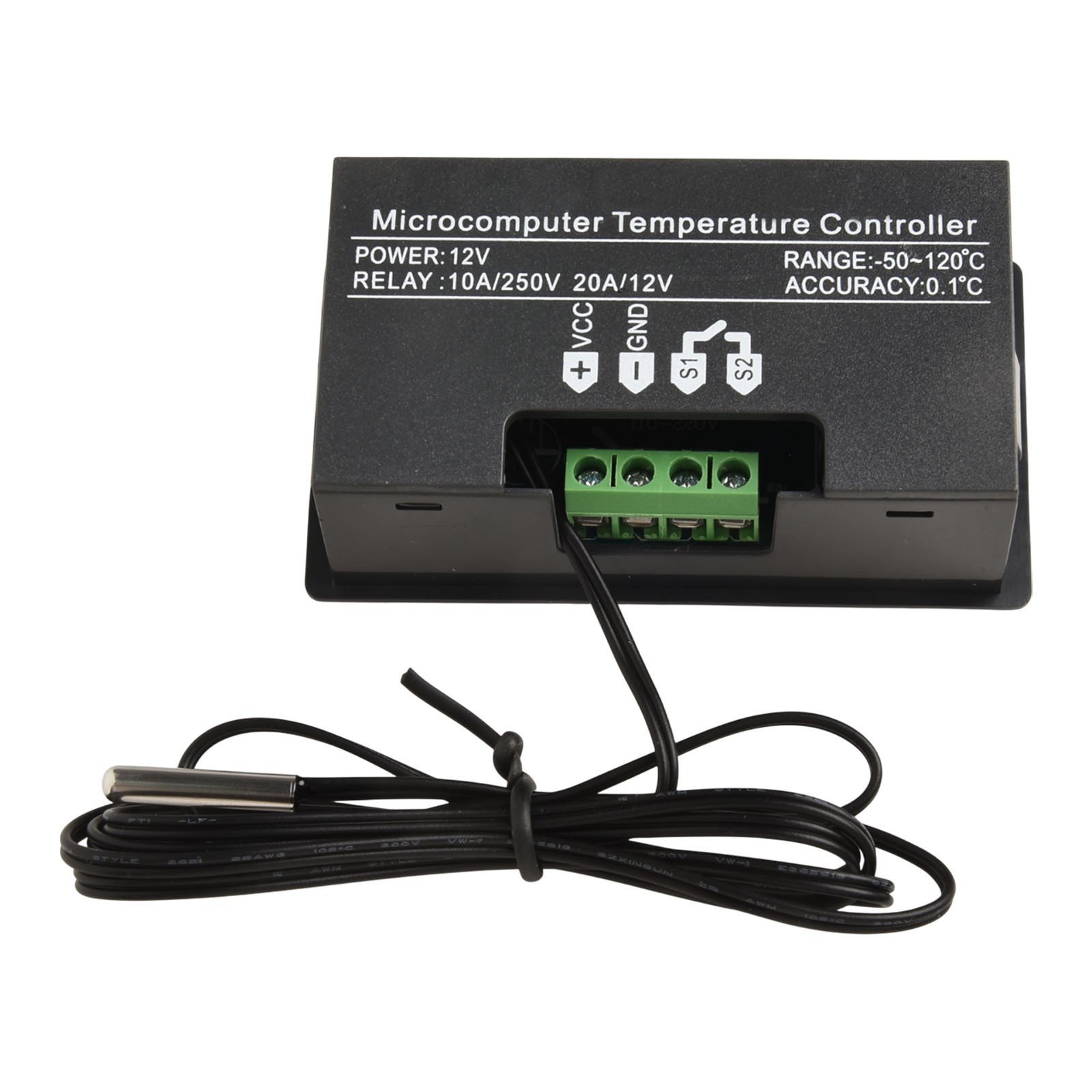 Relay Thermostat Waterproof Temperature Controller Control LED Digital DC 12V