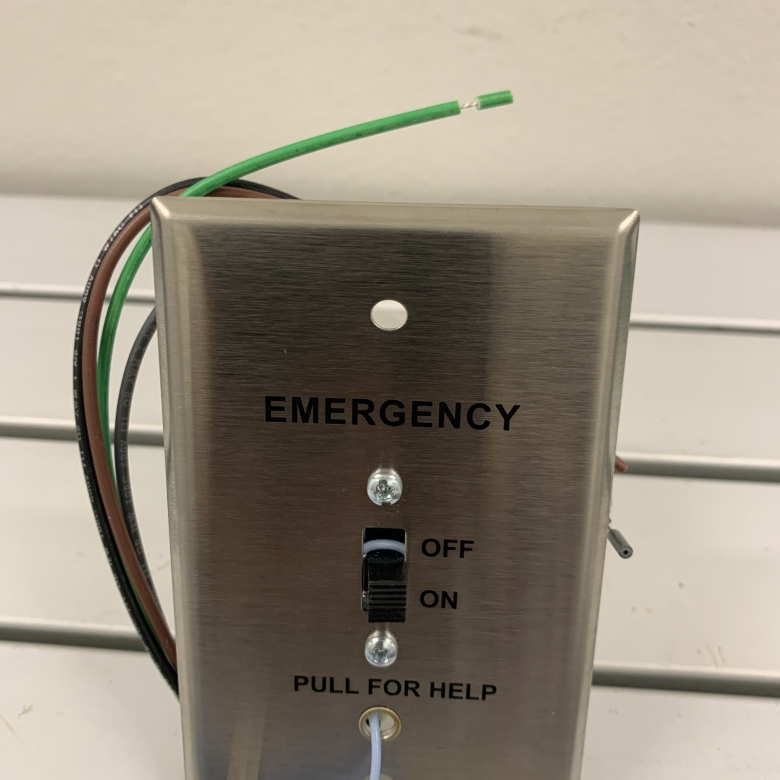 Cornell Alpha Communication Stainless Steel BathEmergency Pull Cord Station
