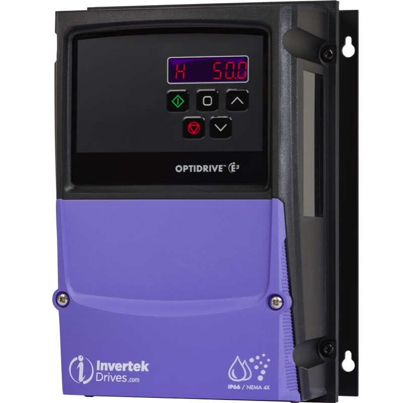 ODE-3-140041-3F1A Invertek VFD 2HP 4.1A 380V-480V 3Ph/3Ph VFDexchange