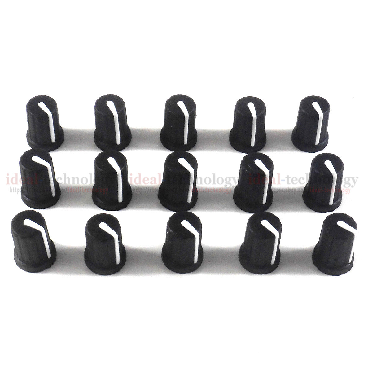15PCS OEM Black knob For Pioneer TRIM DJM800, DJM900, DJM2000 spare part DAA1204