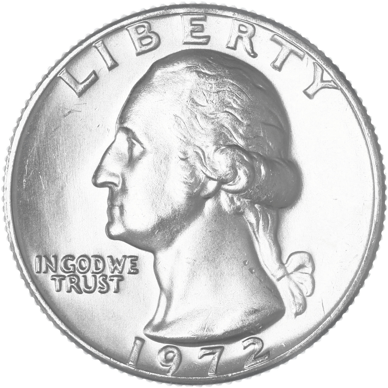 1972 (P) Washington Quarter Choice BU US Coin