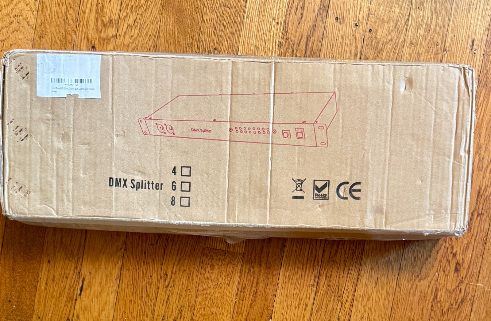 512 DMX 8-port splitter.