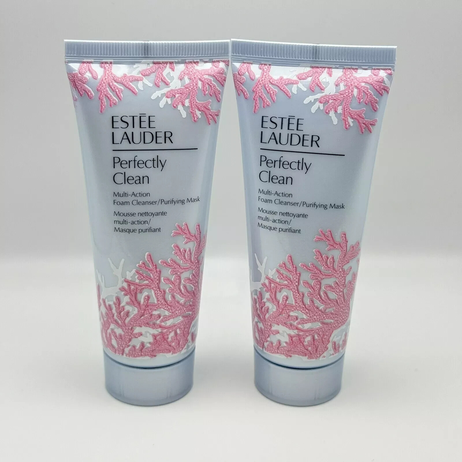 2X Estee Lauder Perfectly Clean Multi-Action Foam Cleanser 2.5oz Each Total 5oz