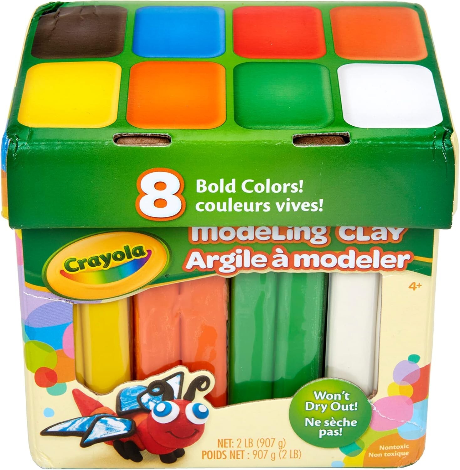 Ultimate 2lbs Modeling Clay Set - Non-Drying, Perfect for Kids 4 & Older