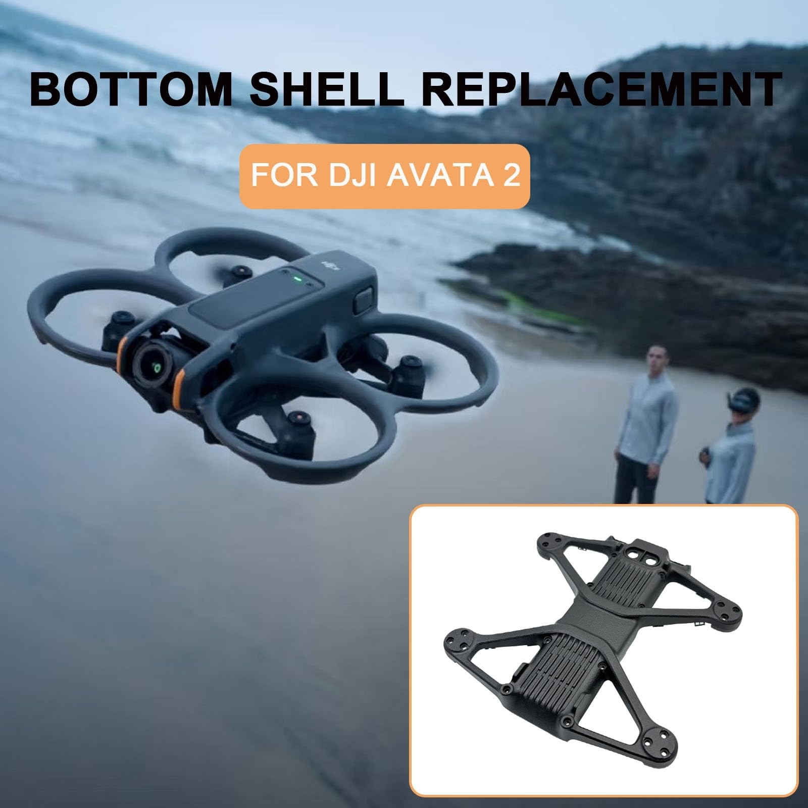 Bottom Shell Replacement for DJI Avata 2 Accessories,DJI Avata 2 Under Body R...