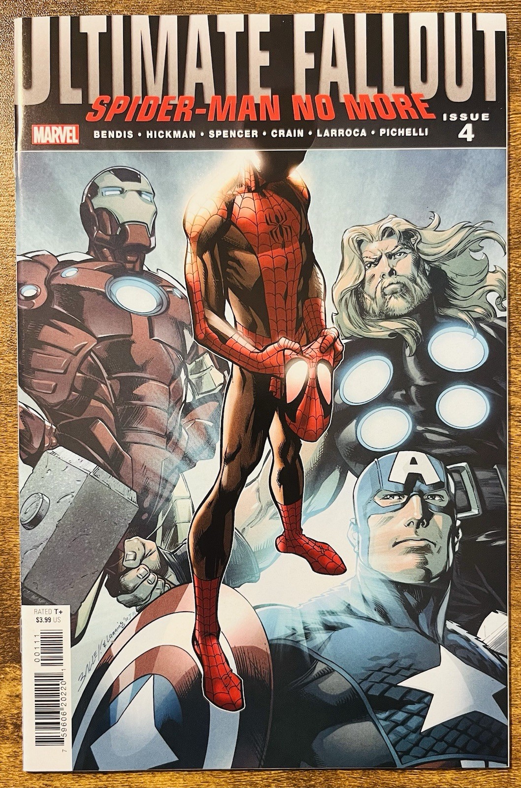 ULTIMATE FALLOUT SPIDER-MAN NO MORE 4 NM/NM+ FACSIMILE VARIANT 1ST MILES MORALES