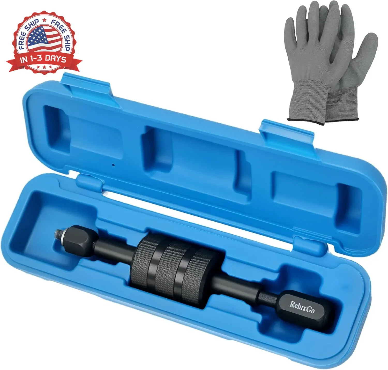 ReluxGO Diesel Injector Puller Tool with Slide Hammer, Common Rail Injector Remo