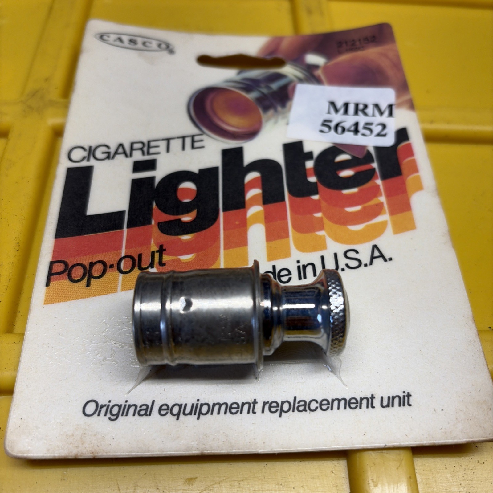 1970-76 AMC GREMLIN HORNET POP OUT CIGARETTE LIGHTER IN PACKAGE