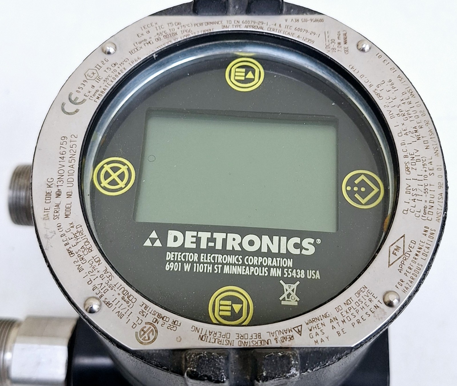 Det-Tronics UD10A5N25T2 Gas Detector-Sensor Module Meter