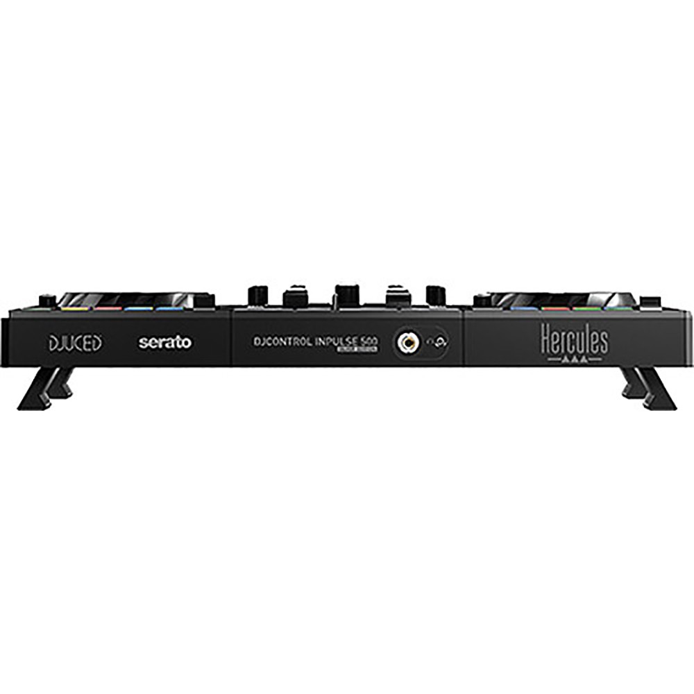 Hercules DJControl Inpulse 500 DJ Software Controller (Silver) w/ Headphones KIT
