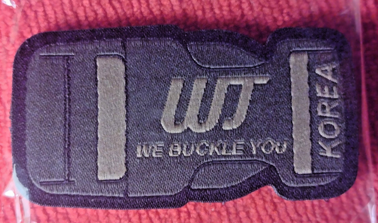 SHOT-SHOW 2025 WJ WE BUCKLE YOU  tactical morale patch PVC H&L NIP KOREA